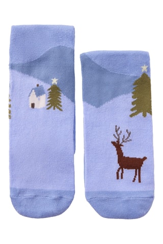 3 paires de chaussettes - Blanc et gris