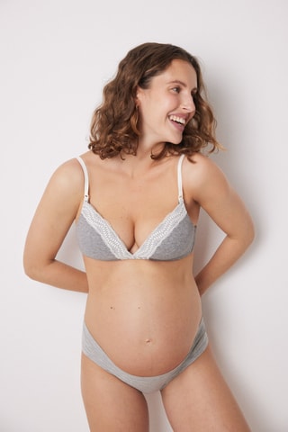 Soutien-gorge de maternité - Gris foncé