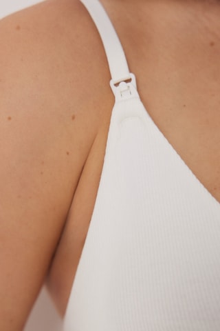 Soutien-gorge de maternité - Blanc