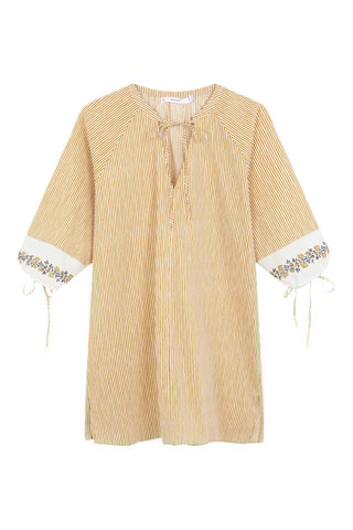 Robe droite - Moutarde