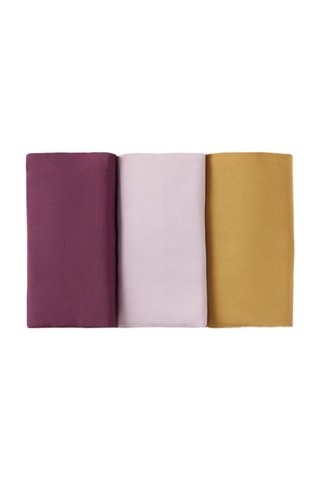 3 strings - Moutarde et rose poudré