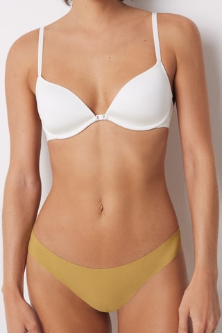 3 strings - Moutarde et rose poudré