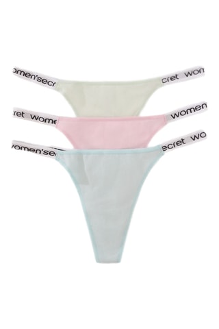 3 strings - Vert clair et ciel