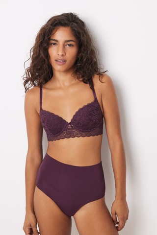 Culotte taille haute - Violet