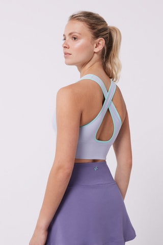 Jupe-short taille haute - Violet