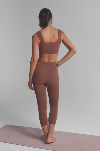 Legging taille haute - Marron