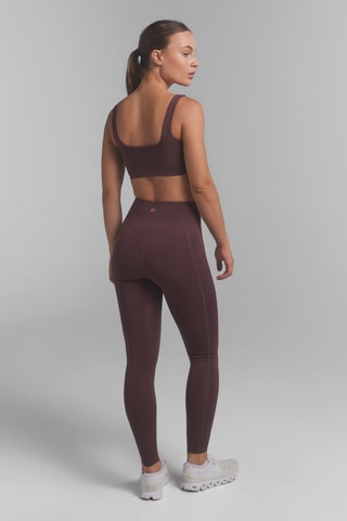Legging taille haute - Marron