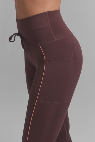 Legging taille haute - Marron