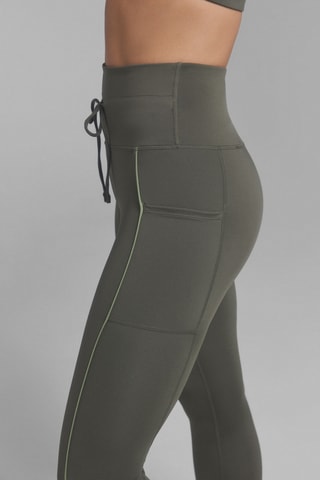 Legging taille haute - Vert foncé