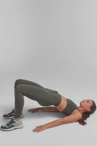 Legging taille haute - Vert foncé