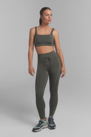 Legging taille haute - Vert foncé