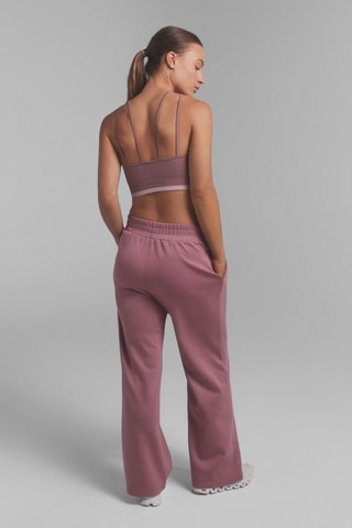 Pantalon wide legs - Vieux rose