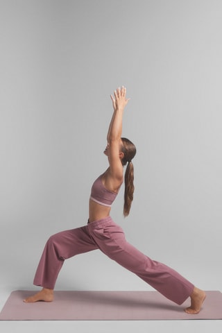 Pantalon wide legs - Vieux rose