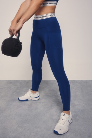 Legging taille haute - Bleu pétrole
