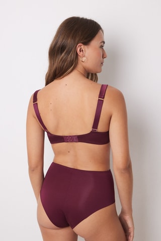 Culotte taille haute - Bordeaux