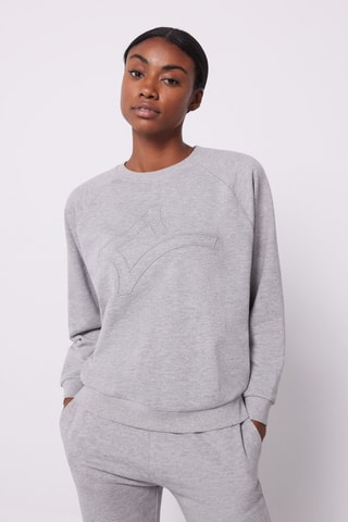 Sweat polaire - Gris chiné