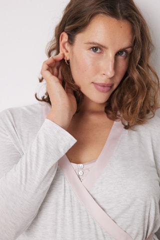 Gilet de grossesse - Gris clair chiné