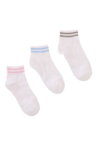 3 paires de chaussettes - Blanc