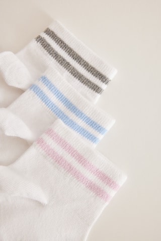 3 paires de chaussettes - Blanc