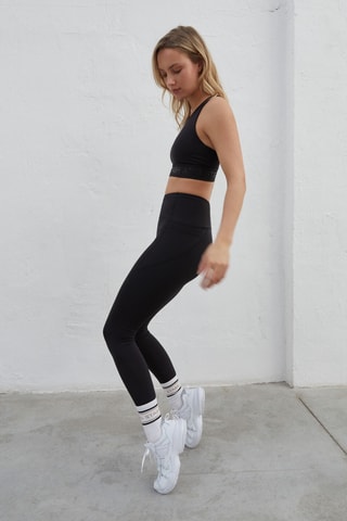 Legging 7/8 taille haute - Noir