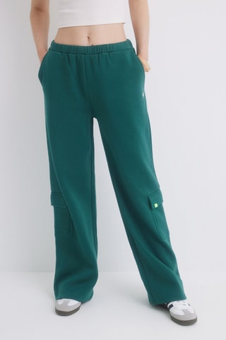 Pantalon cargo - Vert émeraude