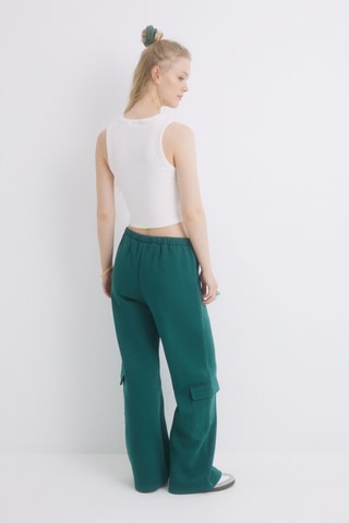 Pantalon cargo - Vert émeraude