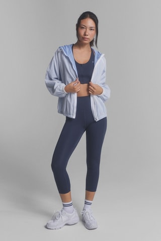 Coupe-vent à capuche - Blanc