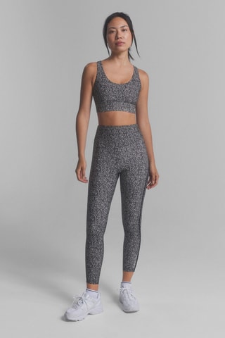 Brassière de sport - Anthracite et blanc