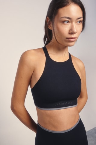 Brassière de sport - Noir et gris