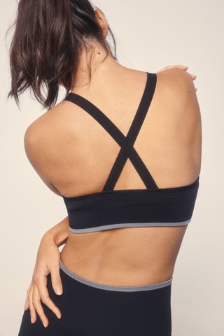 Brassière de sport - Noir et gris