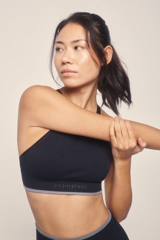 Brassière de sport - Noir et gris