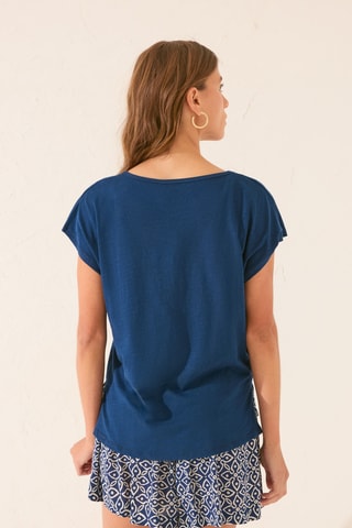 T-shirt - Bleu pétrole