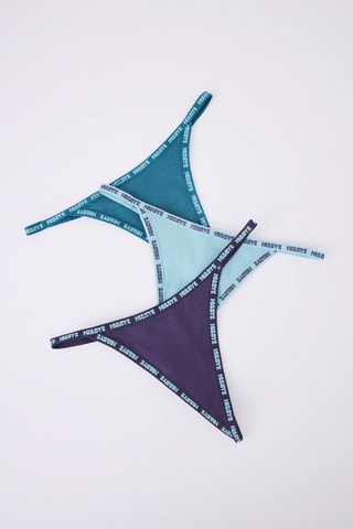 3 strings - Bleu nuit et turquoise