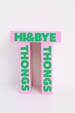 3 strings - Blanc et rose