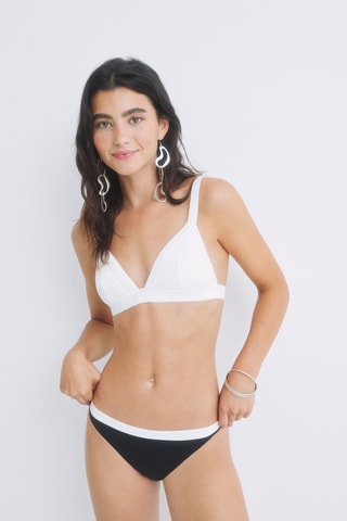 3 culottes - Blanc et gris clair chiné