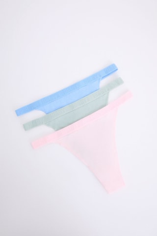 3 strings - Bleu clair et vert clair