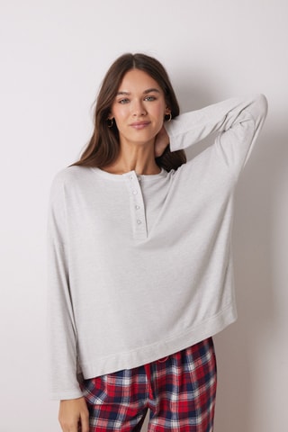 T-shirt - Gris clair chiné