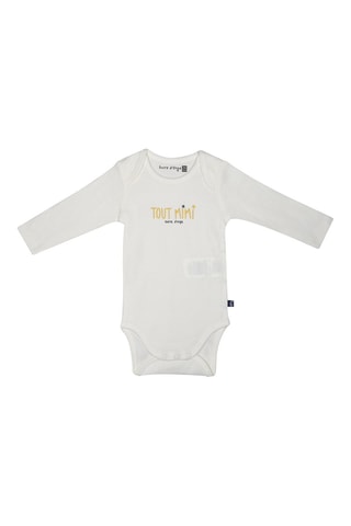 3 bodies Idan Bege e branco - Branco e bege