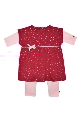 Vestido e body Iola Vermelho e rosa - Vermelho e rosa