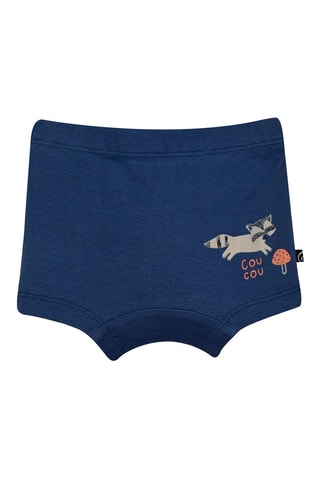 2 boxers de algodão  Azul e cinzento - Azul e cinzento