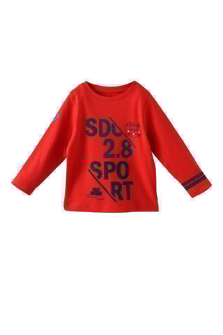 T-shirt Bruce Vermelho - Vermelho e azul