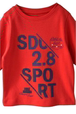 T-shirt Bruce Vermelho - Vermelho e azul