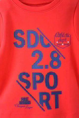 T-shirt Bruce Vermelho - Vermelho e azul