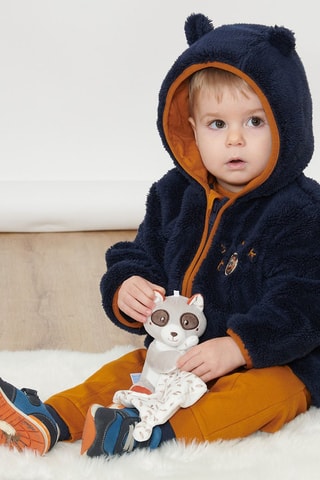 Sobretudo com capuz Idriss Azul-marinho - Azul