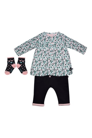 Conjunto de 3 peças Azul - Azul