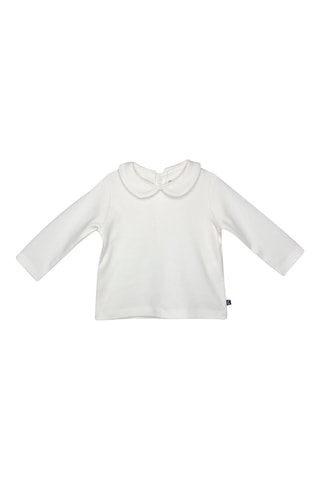 Vestido e t-shirt Branco e bege - Branco, preto e bege