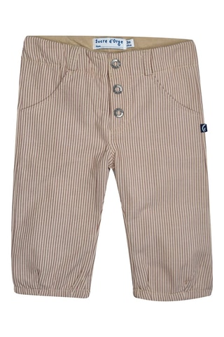 Calças e t-shirt Azul-marinho e bege - Bege, vermelho e azul