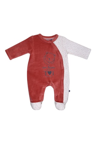 Babygro Mafalda - Bordô e branco - Branco e vermelho