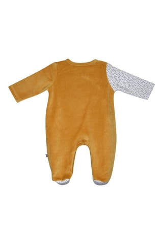 Babygro Maximin - Branco e mostarda - Branco e amarelo