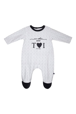 Babygro Majid - Branco e preto - Branco e preto